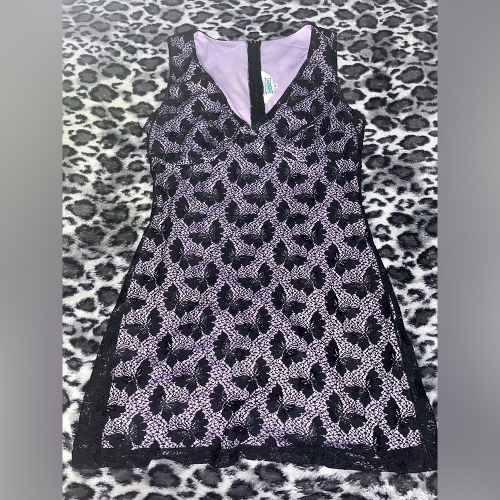 Vintage hourglass butterfly dress